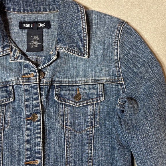 Roots Denim Blue Jean Jacket - Picture 3 of 12